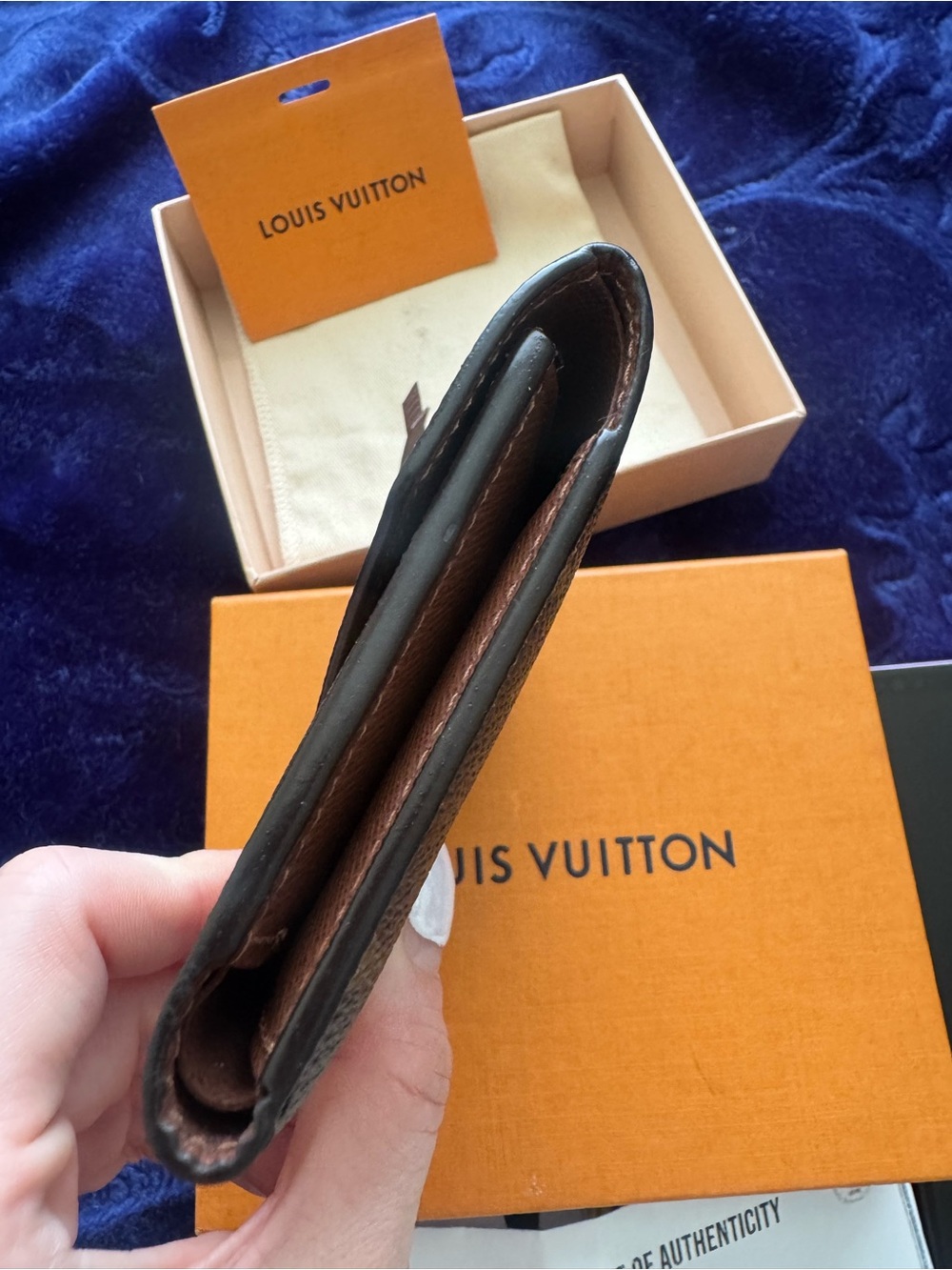 Louis Vuitton Monogram Envelope Wallet - Brown and Gold Hardware - Picture 5 of 6